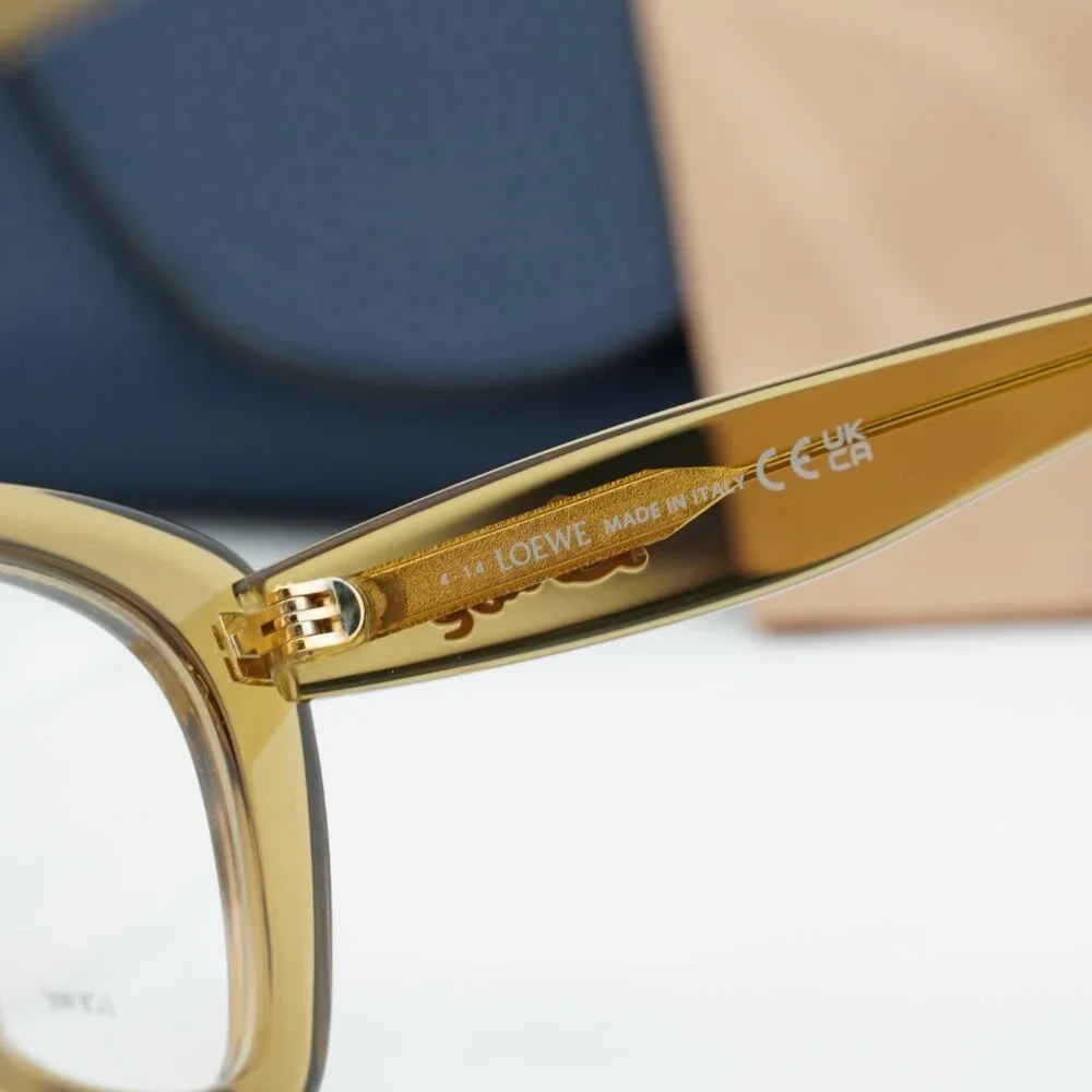 Loewe LW50067I 096 Cat Eye Eyeglasses - Glossy Green 52mm